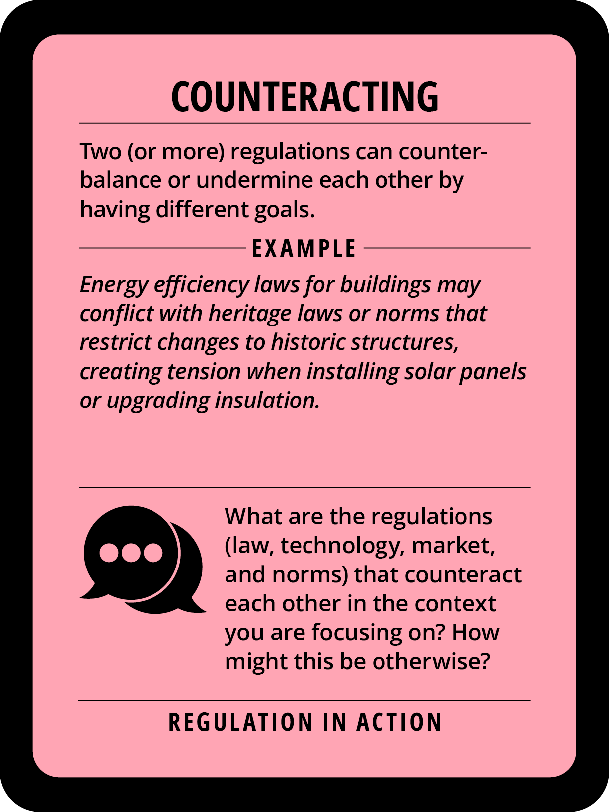 Regulation in action