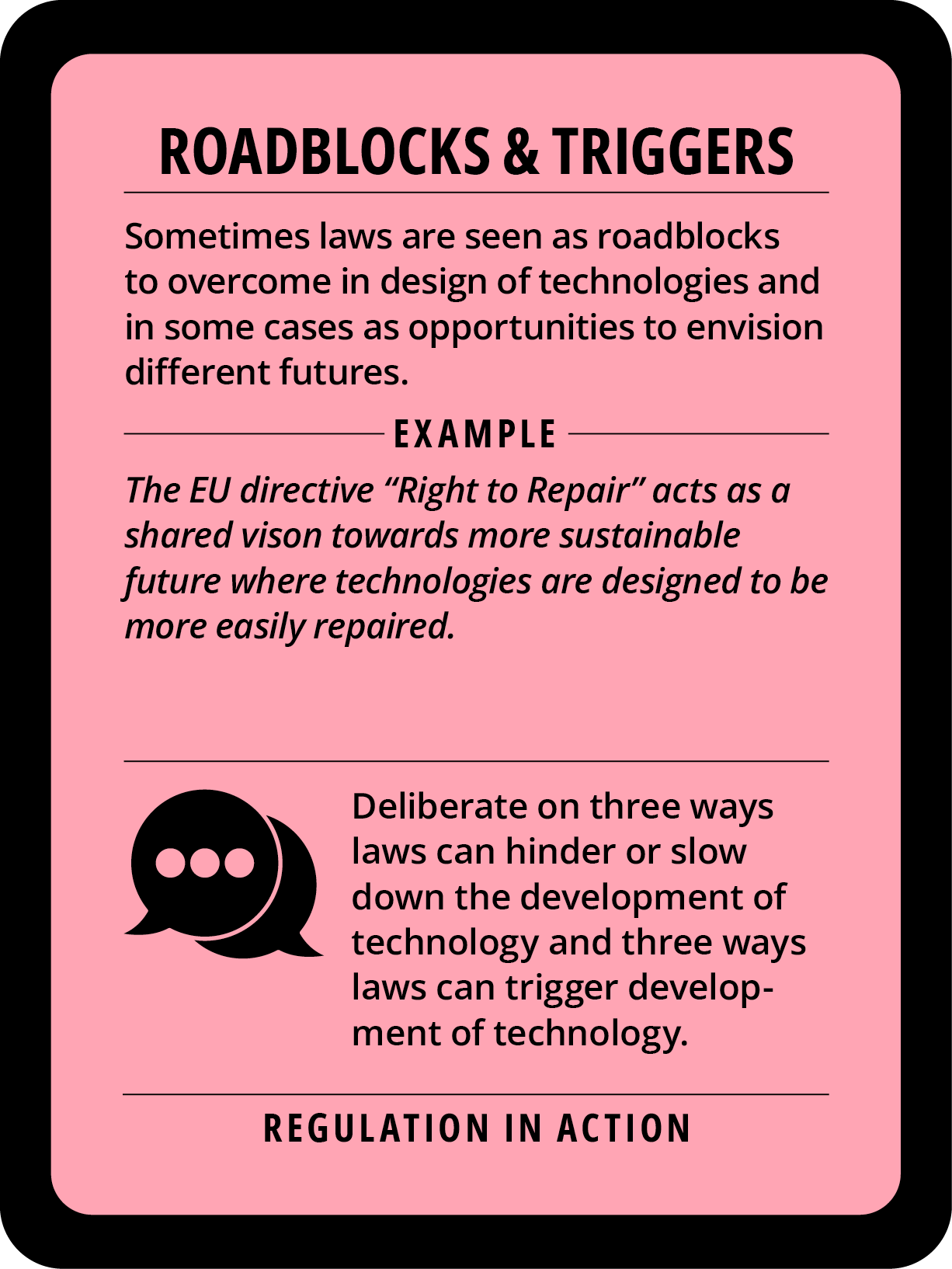 Regulation in action